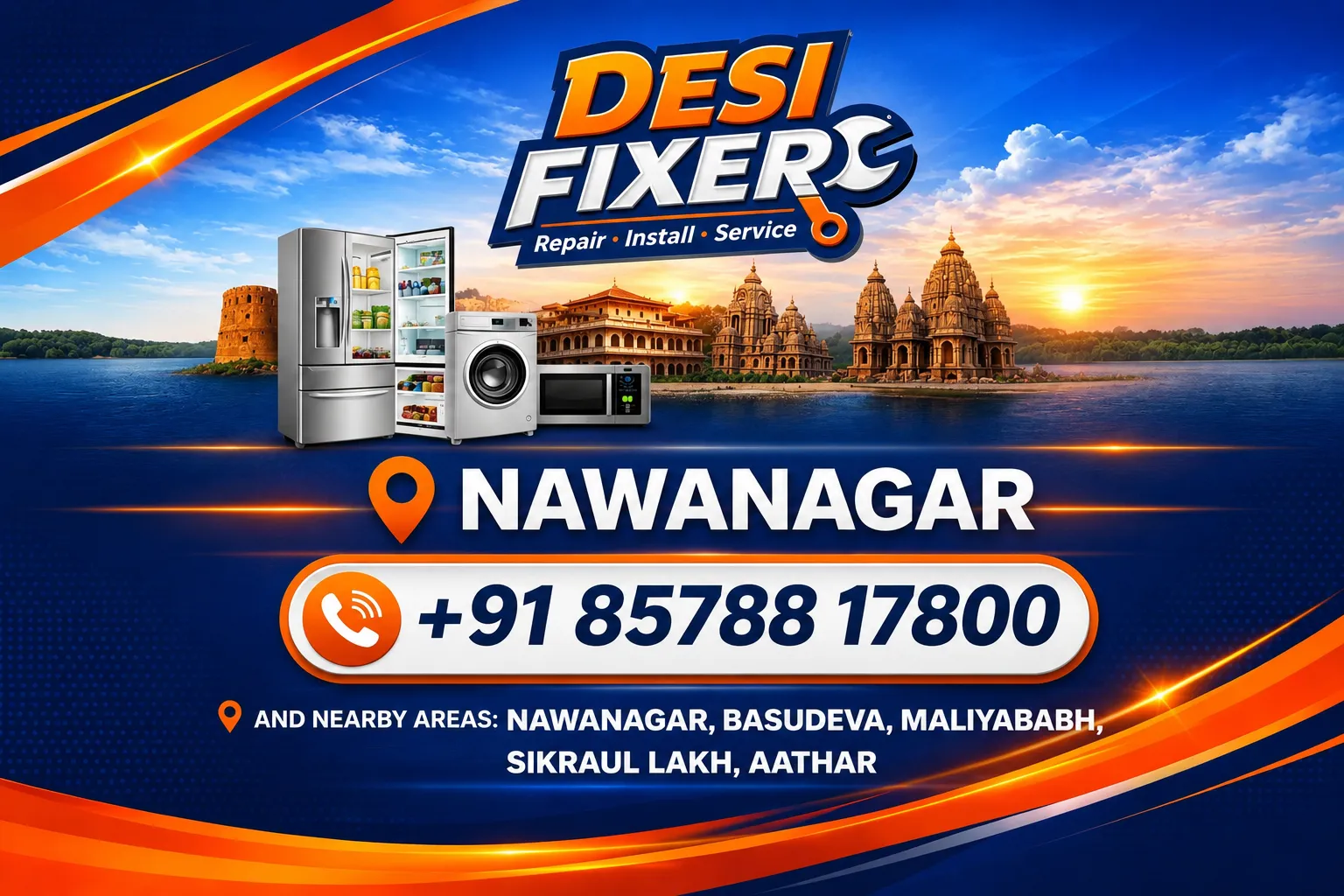 DesiFixer AC, Cooler, Washing Machine, Fridge, and TV Repair Service in Buxar