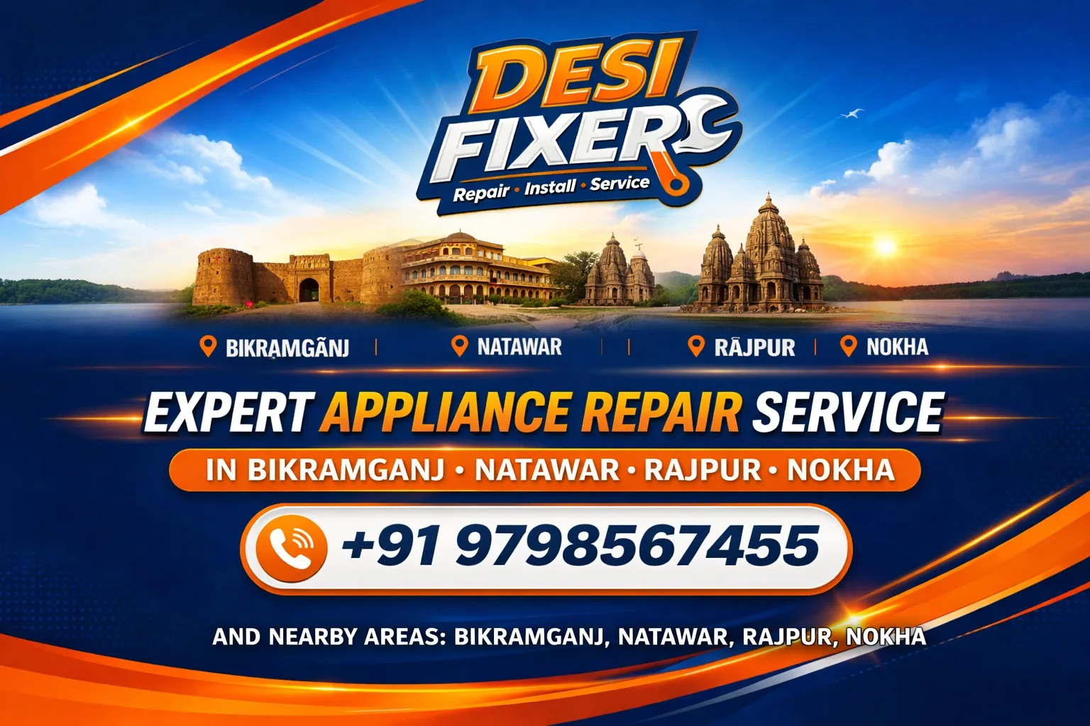 DesiFixer AC, Cooler, Washing Machine, Fridge, and TV Repair Service in Bikramganj